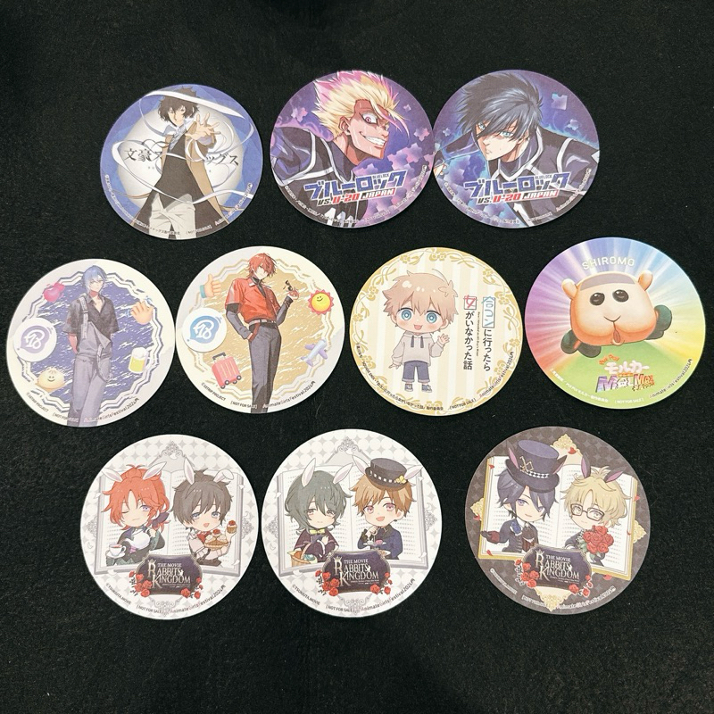 AnimateGirlsFestival2024 รถไฟเหาะกระดาษสะสม[Bungo Stray Dogs/Blue Lock/18Trip Project/Rabbits Kingdo