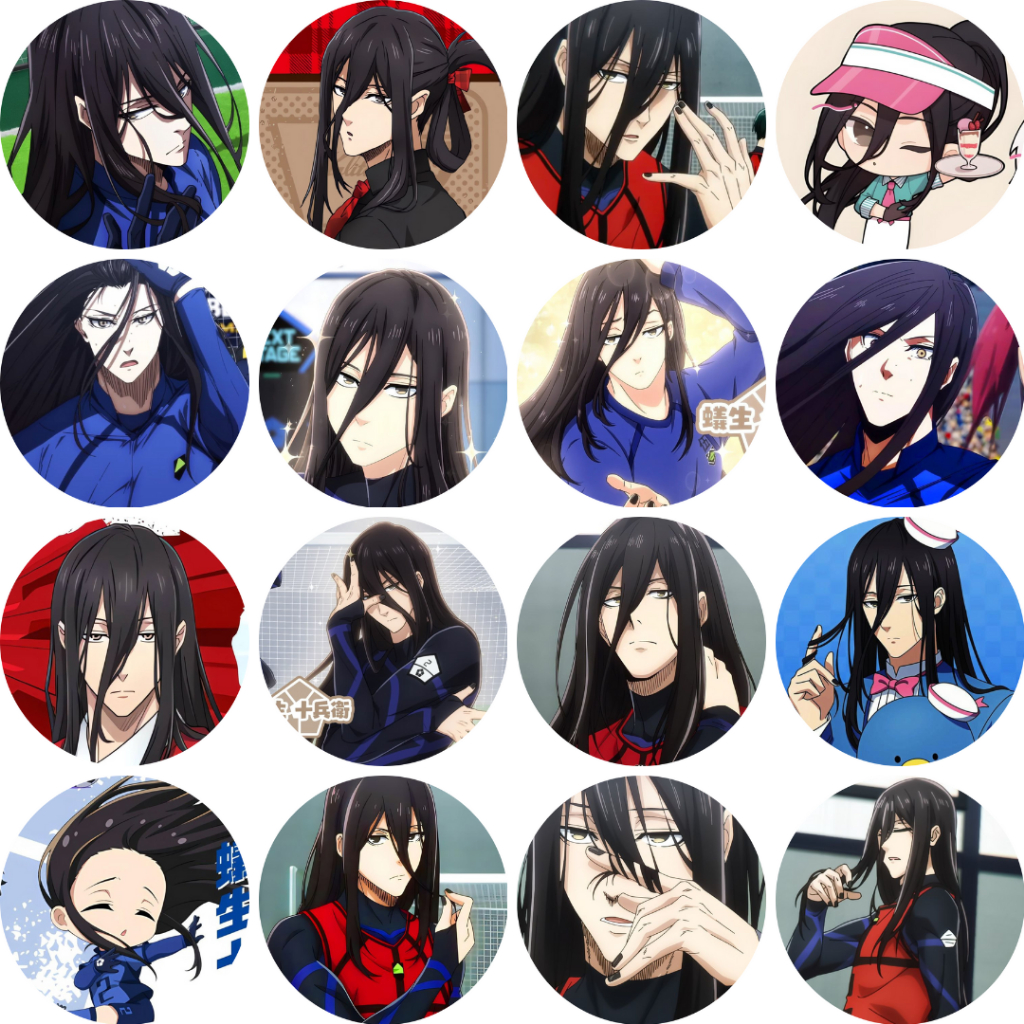 ป้ายกระดุม Blue Lock Jyubei Aryu 58mm