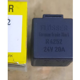 FLOSSER RELAY 24V 20A R4252 LORI / LORRY FAN MOTOR,HEADLIGHT, WIPER MOTOR.ENGINE STARTER, FUEL PUMP.