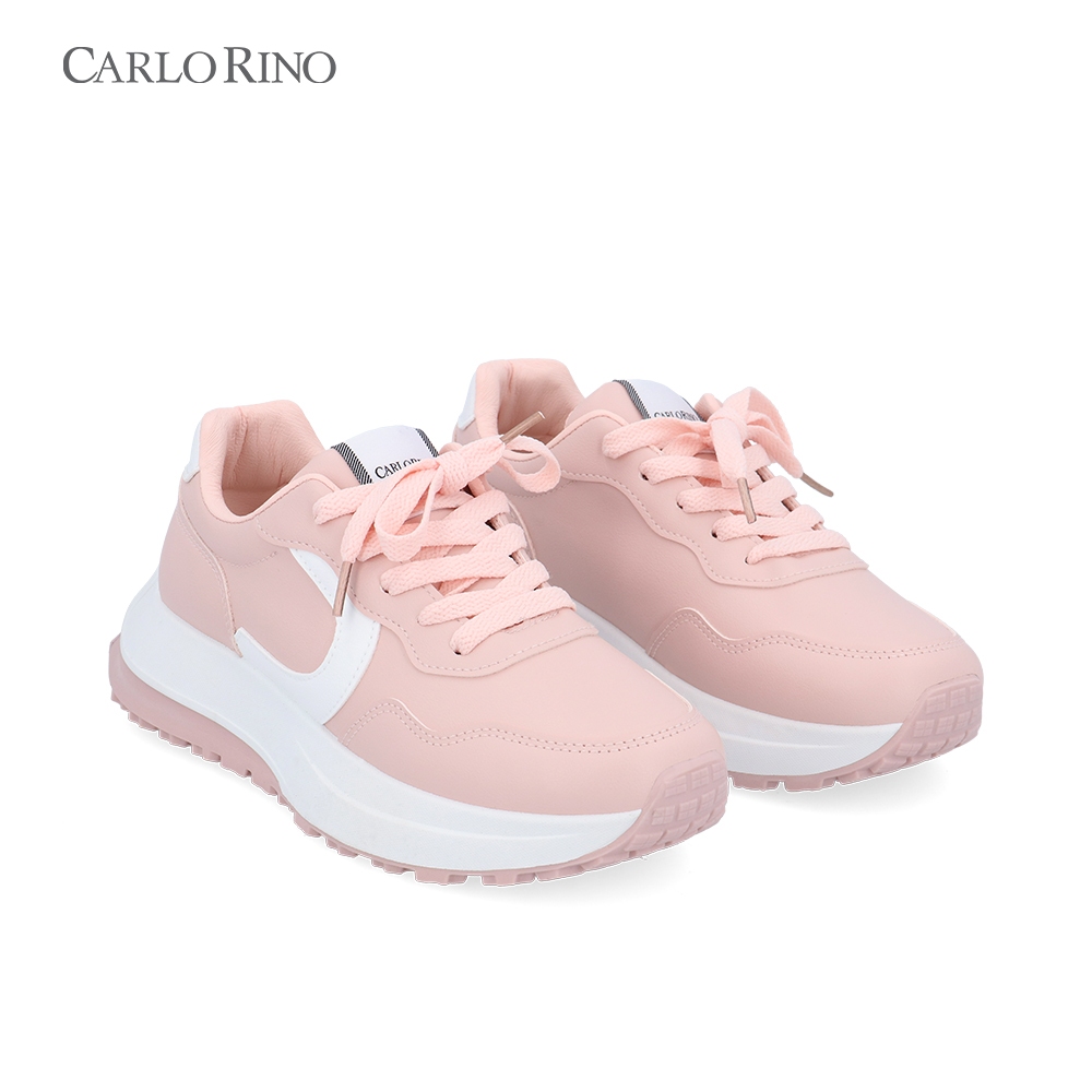 รองเท้าผ้าใบ Carlo Rino The Pacer - สีชมพู