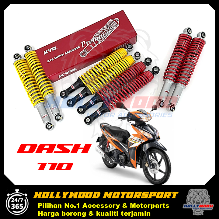 DASH110 (v1/v2/v3) ABSORBER BELAKANG KYB KAYABA WORLD CLASS SHOCKS & SUSPENSION