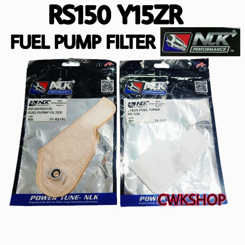 NLK FILTER Y15ZR RS150 SRL115 FI FUEL PUMP FILTER NLK PERFORMANCE