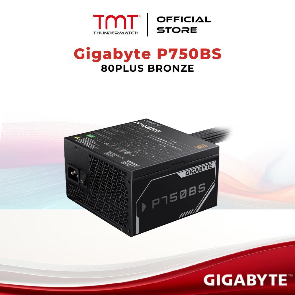 TMT Gigabyte P750BS (750W) แหล่งจ่ายไฟ BRONZE 80PLUS