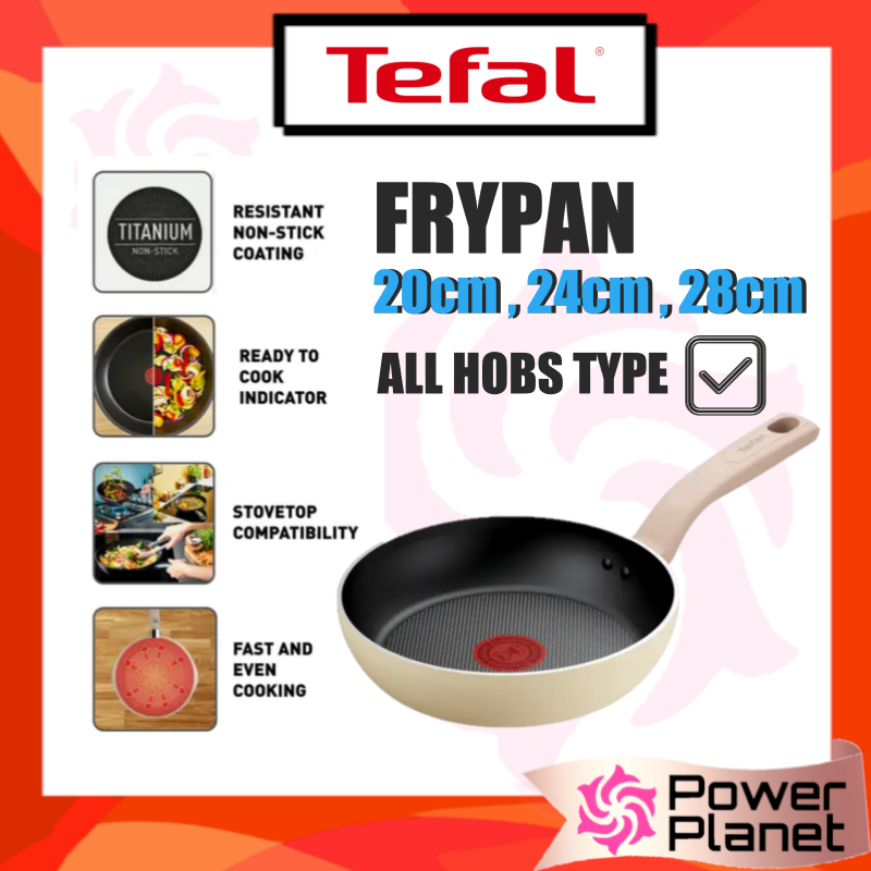 Tefal Daisy Fry Pan ( All Hobs ) 20cm G1670224 G16702 24ซม. G1670424 G16704 28ซม.G16706กระทะกระทะ28ซ