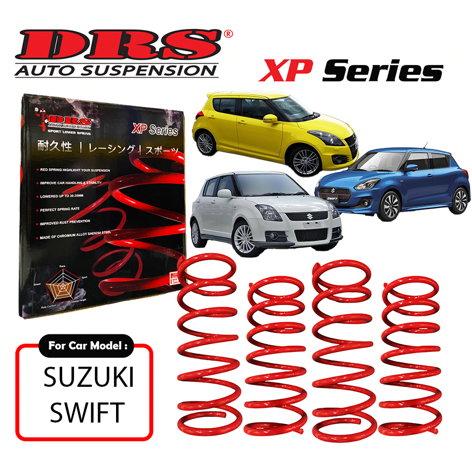 DRS XP Series สปริงสปอร์ตส่วนล่างสําหรับ Suzuki Swift ZC32 ZC82 ZC33S