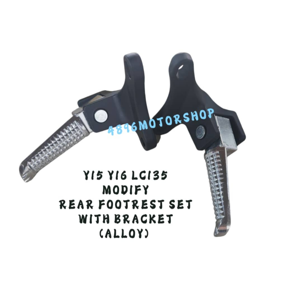 Y15 Y16 LC135 LC 135 โมดิฟยากันกลับชุด FOOT REST สําหรับ EXHAUST BRACKET EXTENDER