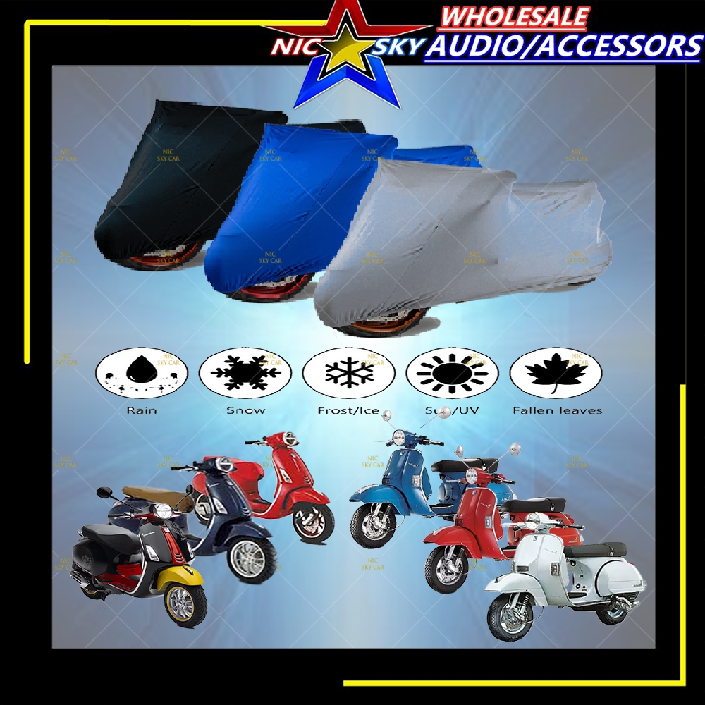 VESPA ผ้าคลุมมอเตอร์ไซค์กันน้ํา Slimut PRIMAVERA-50 125 PRIMAVERA-150 PX-125 PX-150 PX-200