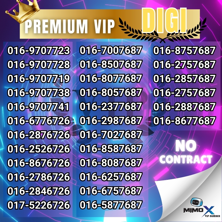 ♕หมายเลข VVVIP♕ CELCOMDIGI Simpack อินเทอร์เน็ตไม่จํากัดและโทรไม่จํากัด 🔥 🔥 🔥