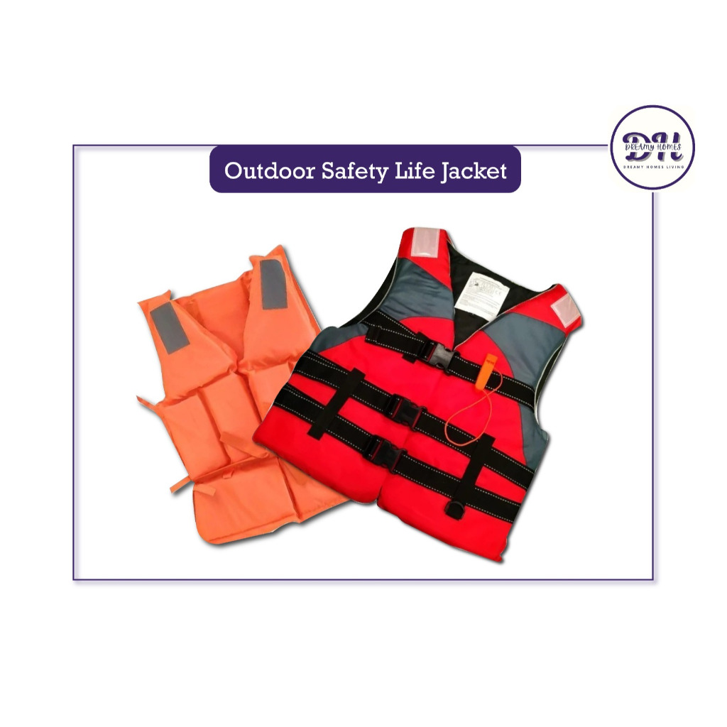Dreamy Homes Life Vest Jacket ผู้ใหญ่ Marine Safety Life Jacket สําหรับว่ายน้ํากีฬาทางน้ํากลางแจ้ง