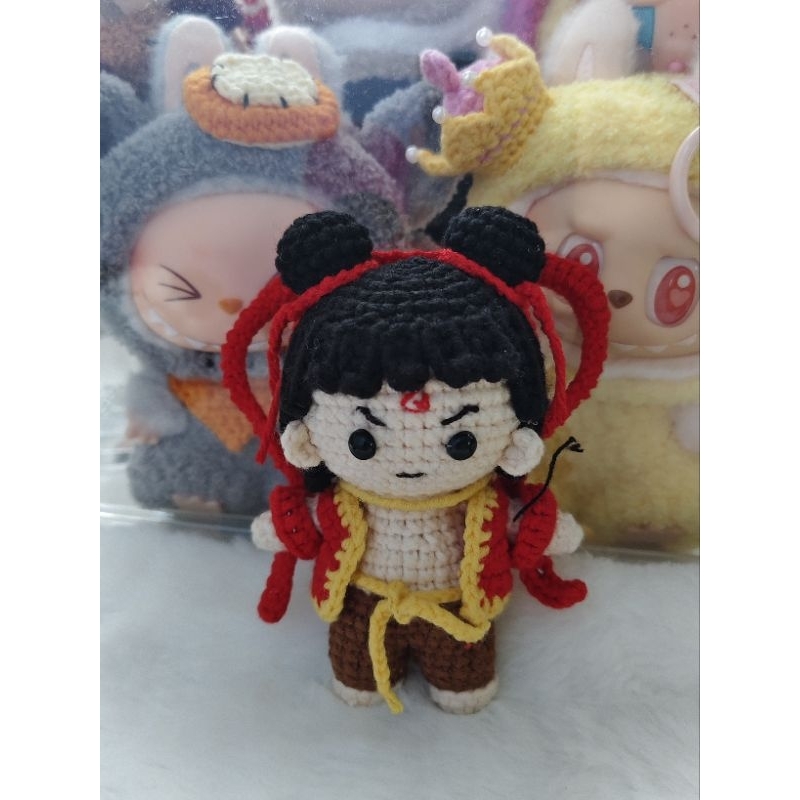 Nezha Doll/พวงกุญแจ ตุ๊กตาจําลอง Doll