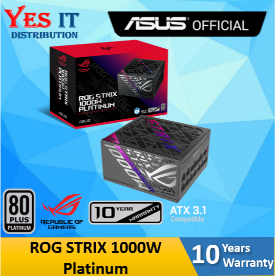 ASUS ROG Thor 1000P2/1000P3/850W/1200W P/ ROG Strix 850W Gold Aura Edition จอแสดงผล OLED/1000W Plati