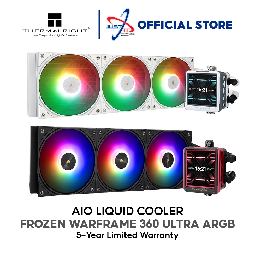 THERMLARIGHT FROZEN WARFRAME 360 ULTRA ARGB CPU LIQUID COOLER - สีดํา/ขาว
