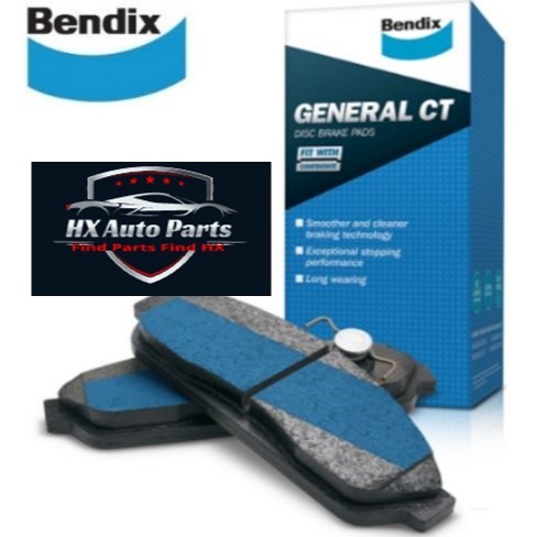 BENDIX GENERAL CT - GCT ผ้าเบรคหน้า [DB 1991]~ HONDA CITY GN1 GN2 GN3 / HONDAY CITY T9A GM6 & JAZZ T