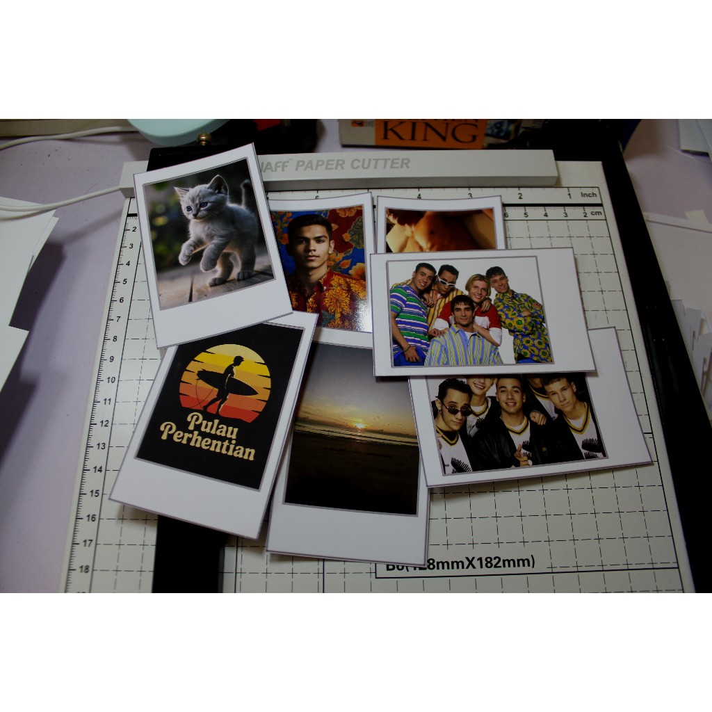 POLAROID WHITE FRAME ขั้นต่ํา 9 ชิ้น Saiz Standard
