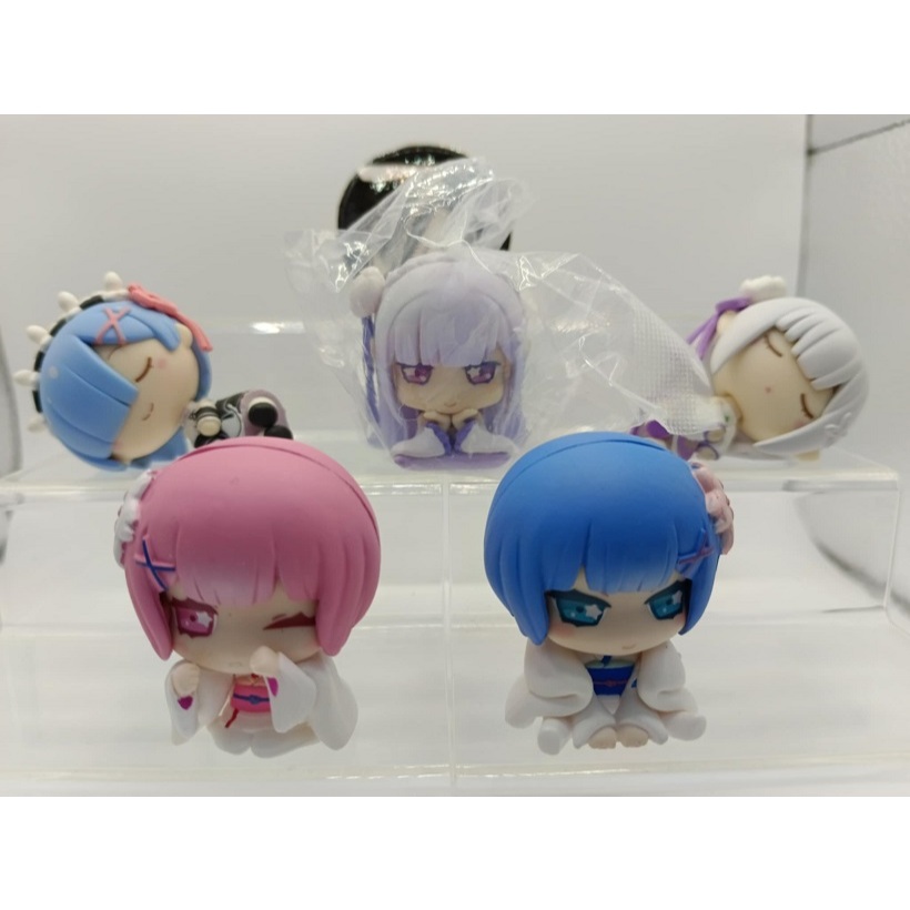 Official Re:Zero Rem Ram Emilia kara Hajimeru Isekai Seikatsu Onemutan Mini Figure