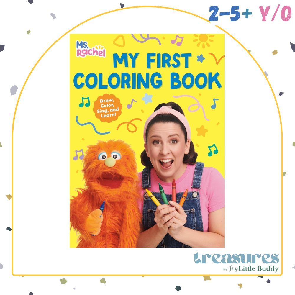 Ms. Rachel My First Coloring Book 2 to 5 Years Books By Ms Rachel Toddler Preschool Color Activity