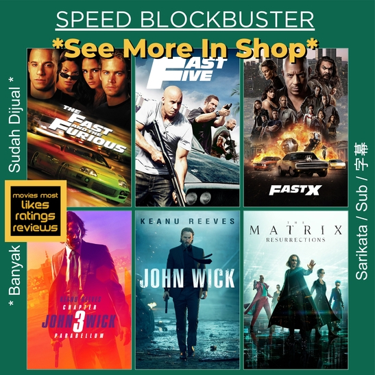 [PENDRIVE WITH MOVIE] BLOCKBUSTERS COLLECTION FAST & FURIOUS @ 19 HD SET F