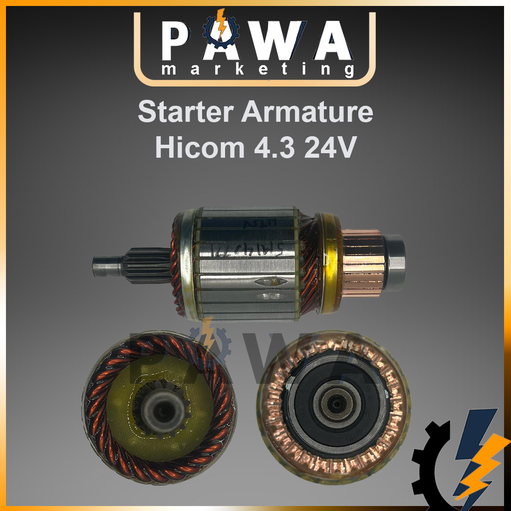 Votec Starter Armature Parts Hicom 4.3 13ฟัน 24V 5MI43771