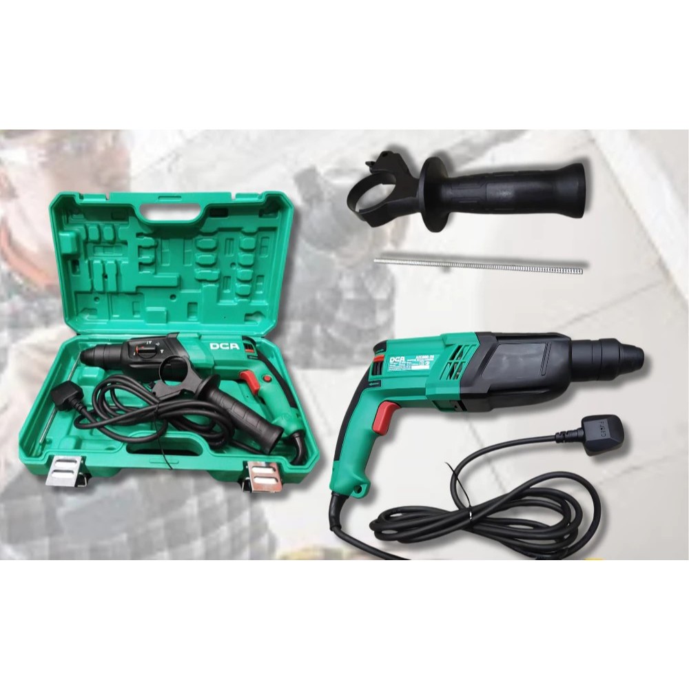 DCA ELECTRIC ROTARY HAMMER / ROTARY DRILL / HAMMER DRILL / MESIN TEBUK ZIC FF05-26 800W 1200RPM