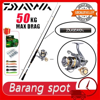 DAIWA Fishing Reel ชุดเบ็ดตกปลา Spinning Reel Rod Joran Panc…