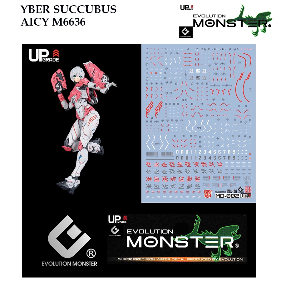 [MONSTER ] MD002 CYBER SUCUBUS AICY M6636 สไลด์น้ํา DELUORESCENT