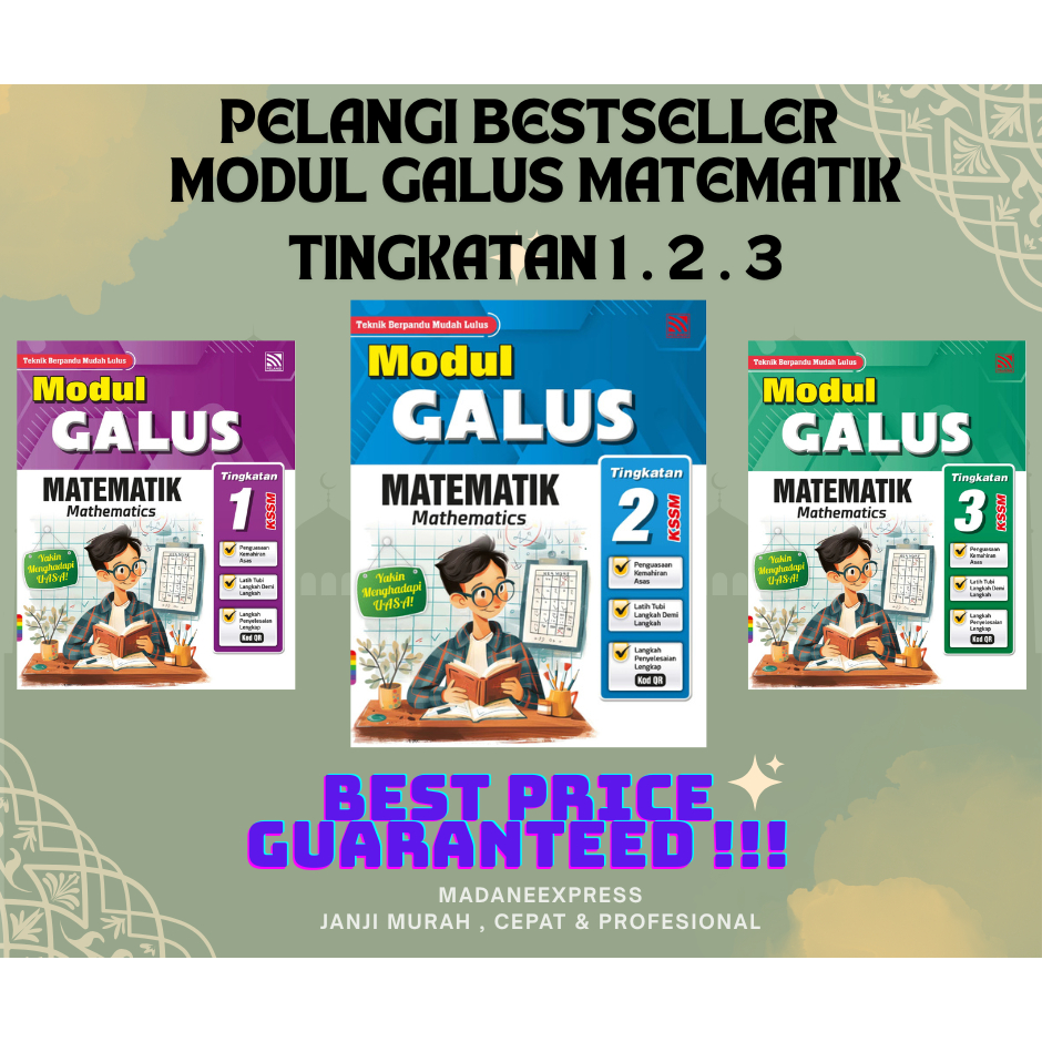 [XPRESS] RAINBOW BESTSELLER: MINIMALIST MATHEMATICS MODULE LEVEL 1. 2 . 3