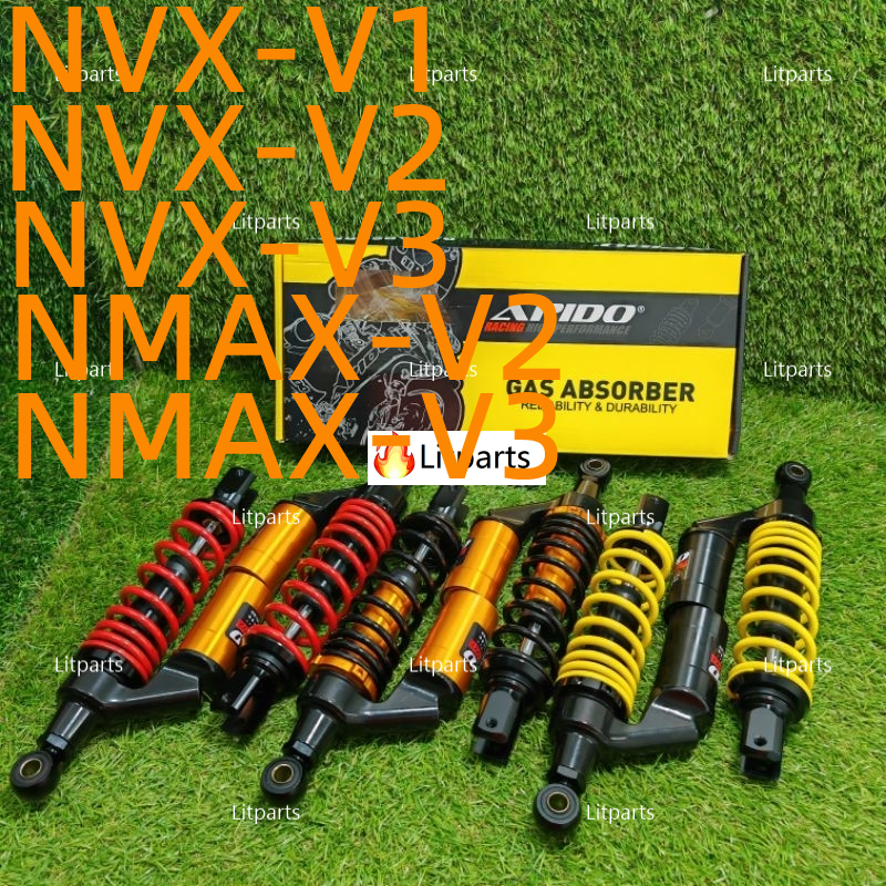 โช้คอัพ Apido Monoshock ถังแก๊ส 305 มม.NVX-V1 NVX-V2 NVX-V3 NMAX-V2 NMAX-V3 NVX 155 NVX155