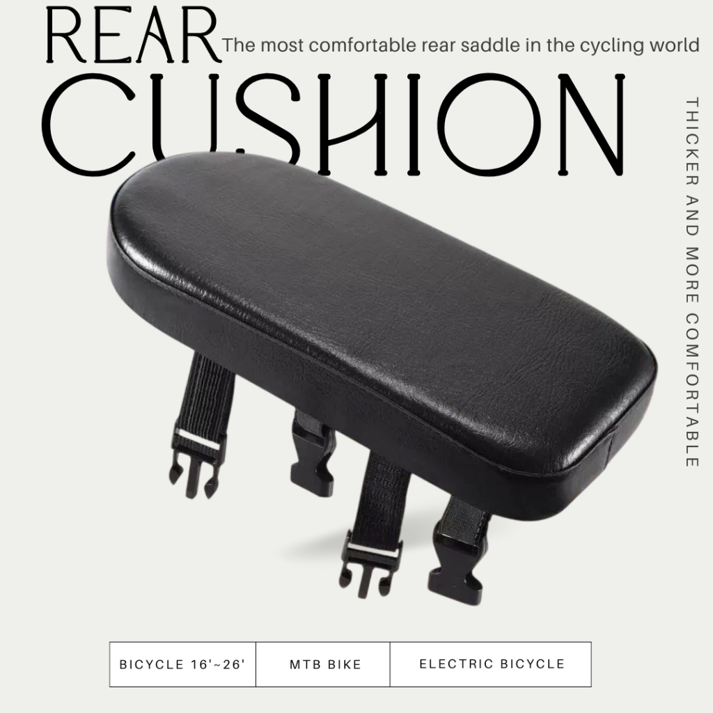 MJ.KIDS BICYCLE เบาะเบาะหลังเบาะหลังอานม้าน้ํา