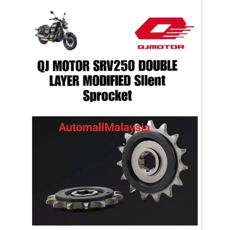 QJ MOTOR SILENT SRV 250 / SRV250 เครื่องเจาะหน้าสองชั้น QJMOTOR Qjmoto