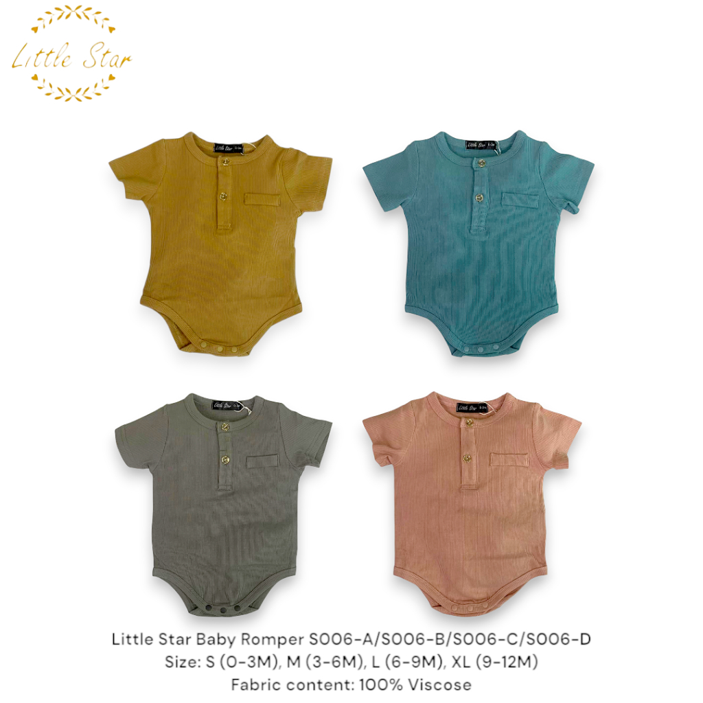 ชุดรอมเปอร์เด็ก Little Star S006-A/S006-B/S006-C/S006-D