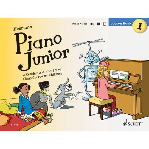 Schott Heumann Piano Junior Lesson & Theory 1, Lesson & Theory Book 2, Lesson & Theory Book 3, Lesso