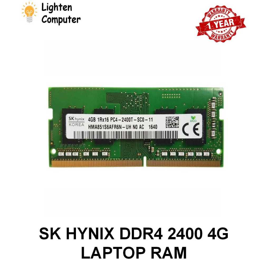 USED SK HYNIX DDR4 2400Mhz 4GB / 8GB / 16GB | พีซี4 2400 | แรมแล็ปท็อป | SODIMM RAM