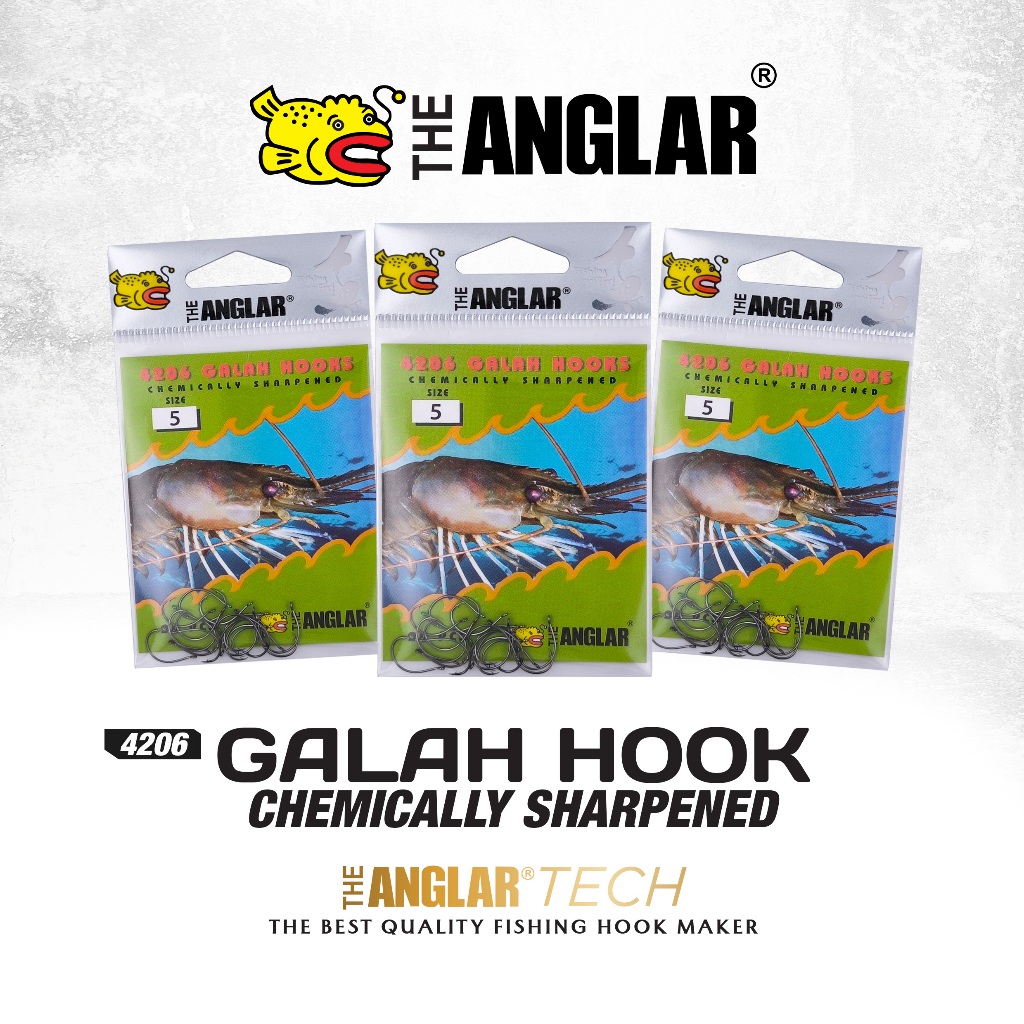THE ANGLAR - GALAH HOOK 4206 PRAWN FISHING