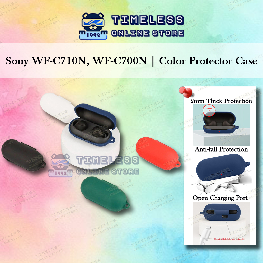 เคสป้องกัน Sony WF-C710N / WF-C700N ปกอ่อน วัสดุซิลิโคน (ปลอกป้องกันสําหรับหูฟัง WF C710N C700N)