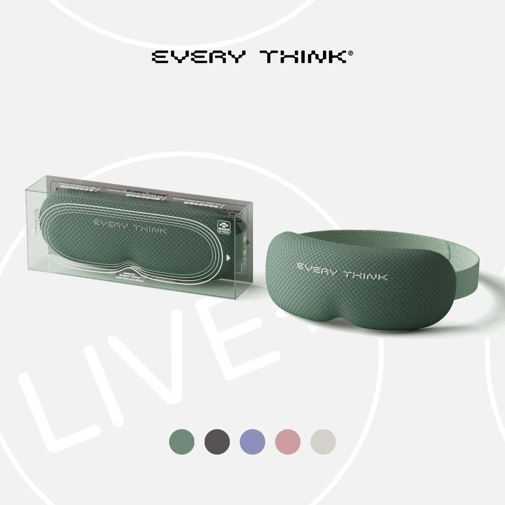 EVERYTHINK VE2 3D Blackout Sleep Mask, Green | Eye Cover For Sleeping Penutup Mata Tidur 眼罩睡覺觉眠