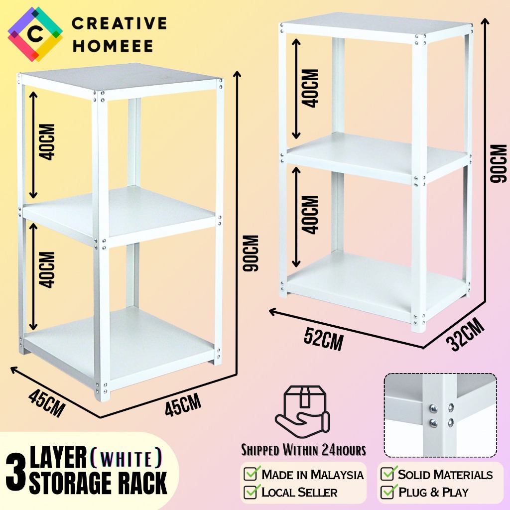 ชั้นวางเครื่องกรองน้ํา 3 ชั้น,Rak Cuckoo Meja Coway Bertingkat, ชั้นวางอเนกประสงค์