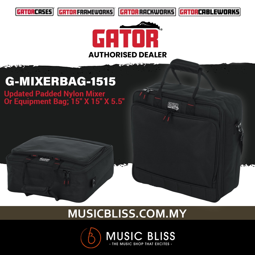 Gator G-MIXERBAG-1515 Mixer Bag เหมาะกับ Behringer 1204, 1222, 1622, Yamaha MG10XUF & MG12XUK (GMixe