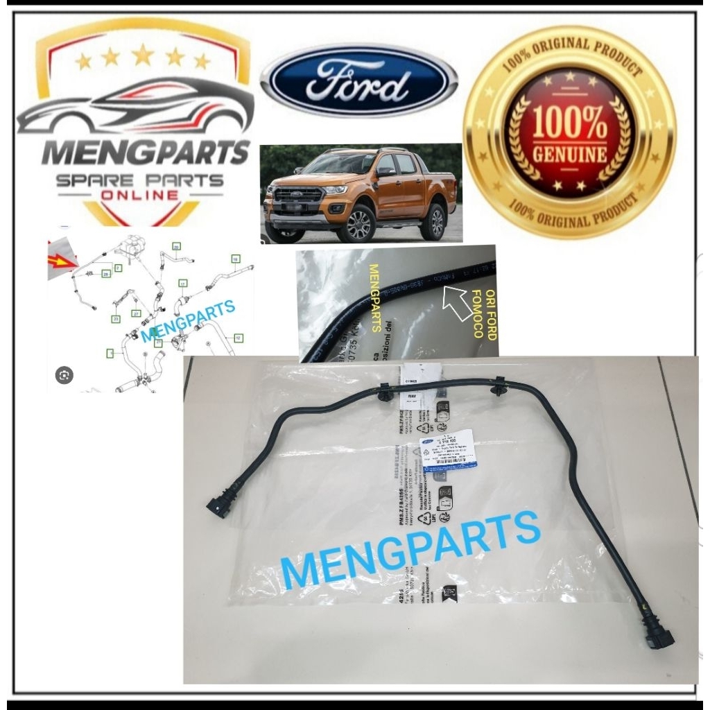 FORD RANGER T8 2.0 2019Y> HOSE SPARE TANK HOSE JB3Q-8W-005AB JB3Z-80-75A