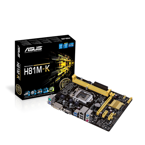 เมนบอร์ด ASUS H81M-K 1150 MOTHERBOARD