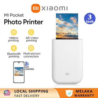 Xiaomi Mi Pocket Photo Printer ZINK Inkless Technology Wireless Bluetooth Thermal Print AR Video