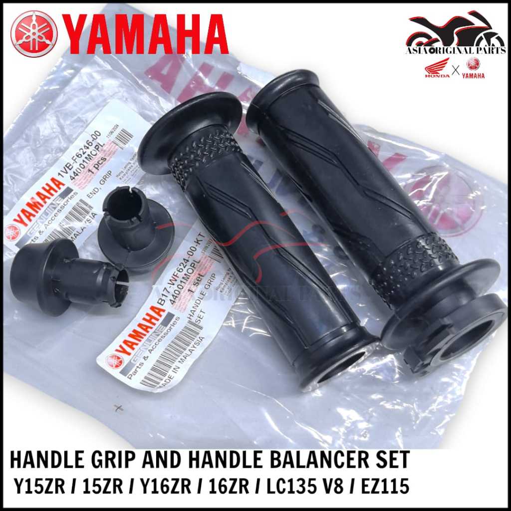 100 HONG LEONG YAMAHA Y15ZR Y16 LC135 V8 EZ115 HANDLE GRIP + HANDLE BALANCER SET B17-WF624-00/1VB-F6