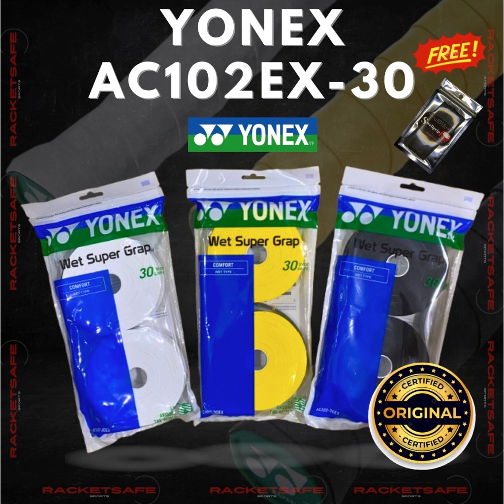 YONEX AC102 EX-30 Overgrip-badminton Grip-yonex Grip-overgrip- yonex Overgrip ac102ex-badminton Grip