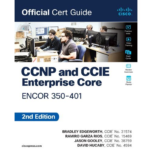 CCNP และ CCIE Enterprise Core ENCOR 350-401 คู่มือ Cert อย่างเป็นทางการ - การตั้งค่า INTO 2 เล่ม (Vol. 1 & ฉบับที่. 2)