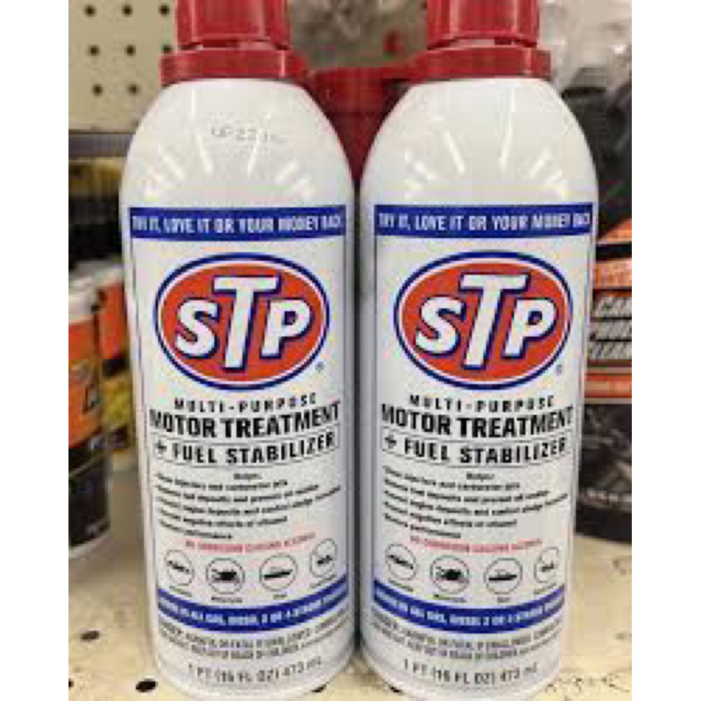 STP MULTIPURPOSE MOTOR TREATMENT + FUEL STABILIZER 473ML