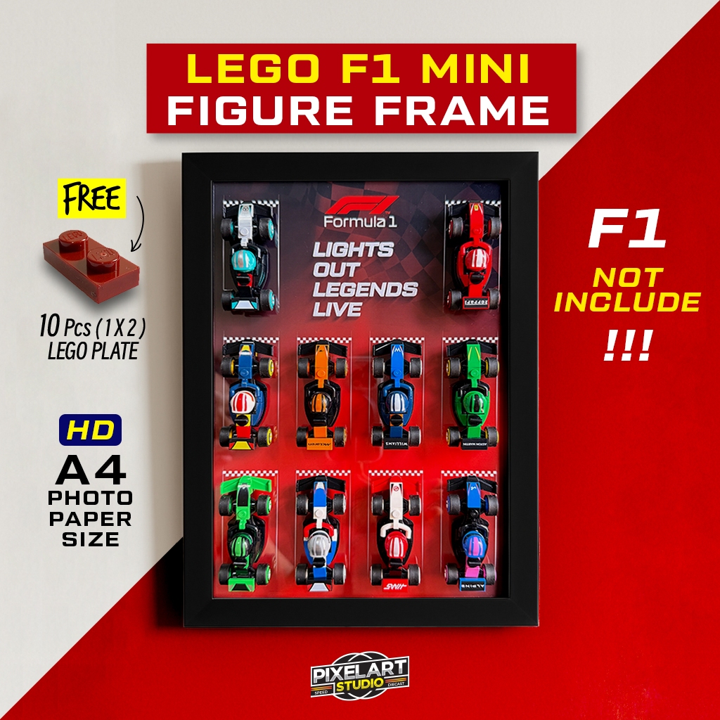 F1 Mini Figure Frame 8 X 12 INCH Size (F1 NOT INCLUDE)
