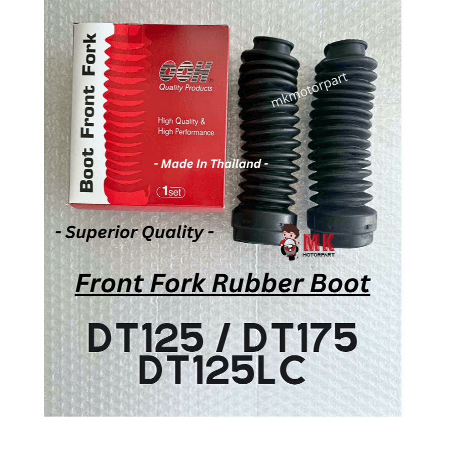 [ Thai ] 14 Tingkat ยางรองส้อมหน้า Yamaha DT125 / DT175 / DT125LC 18G 2A6 2A7 3JO 3J0 10V แป้นส้อม 1