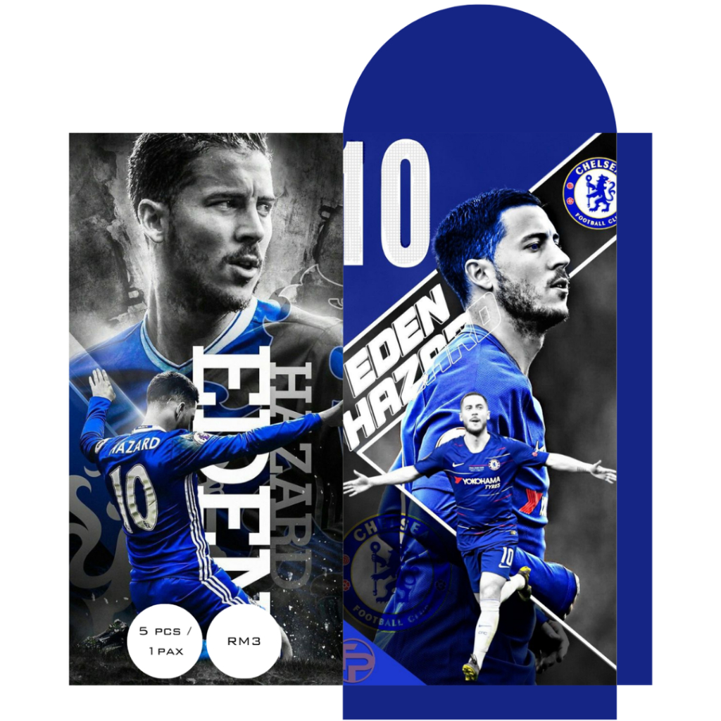 Sampul Raya / Angpao Eden Hazard Chelsea Legend Player