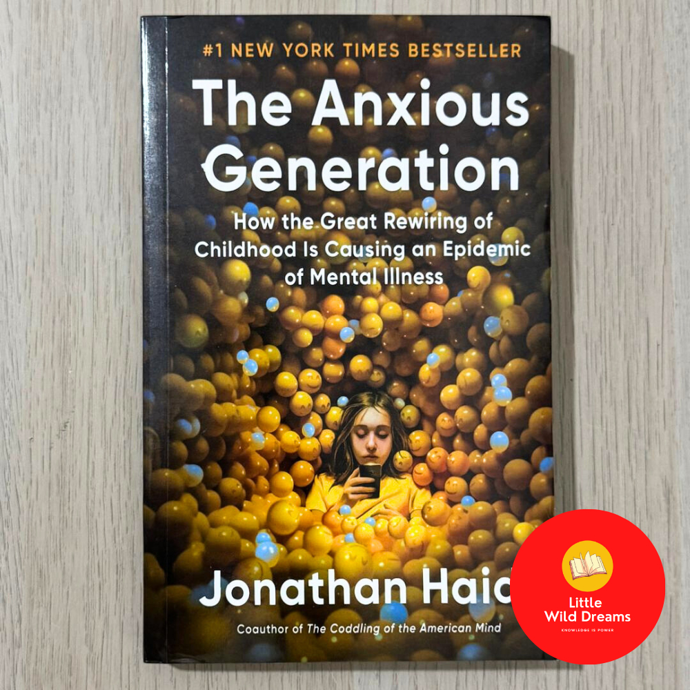 หนังสือภาษาอังกฤษ: The Anxious Generation โดย Jonathan Haidt จิตวิทยาการเลี้ยงดู สุขภาพจิต