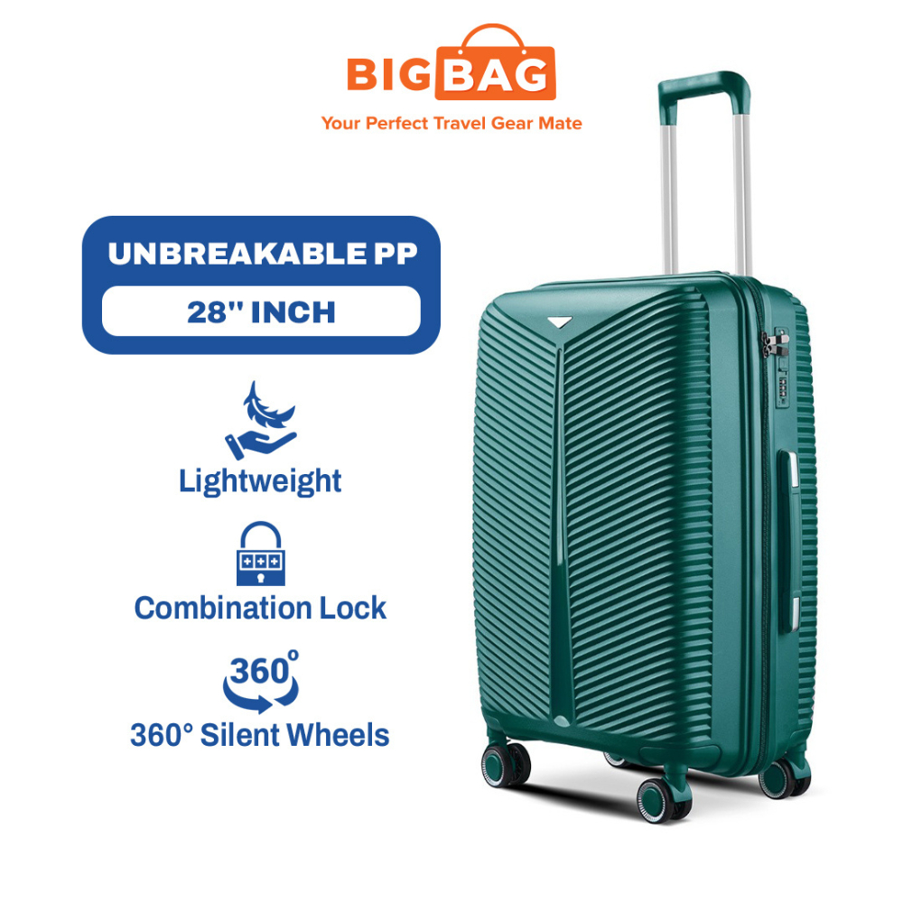 BIG BAG Elite 28" (PP) กระเป๋าโพรพิลีน 28 นิ้ว Unbreakable กระเป๋าเดินทางกระเป๋าเดินทาง 28 นิ้ว Beg 