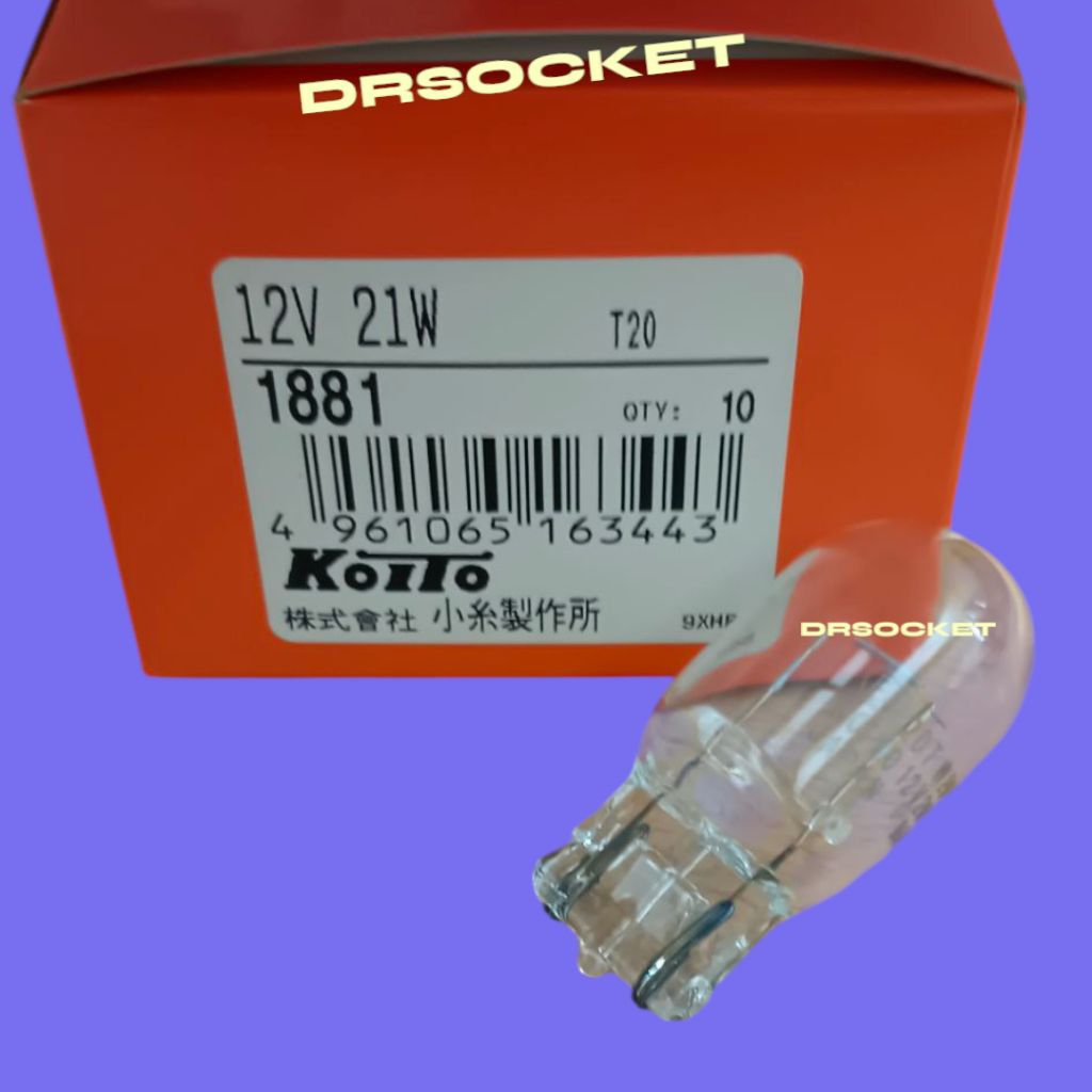 KOITO 1881 12V 21W T20 7440 ไฟท้ายเบรคโคมไฟหลอดไฟ